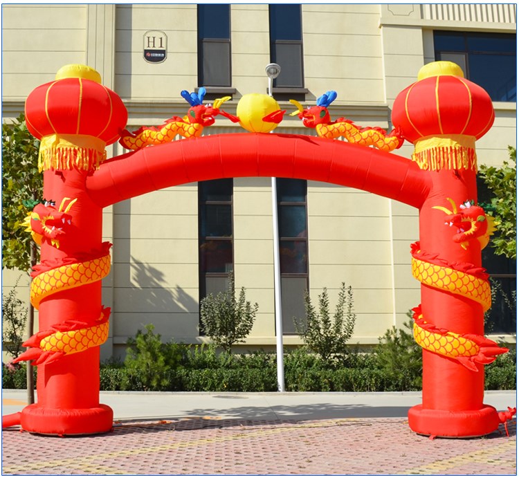 阳江镇灯笼柱拱门